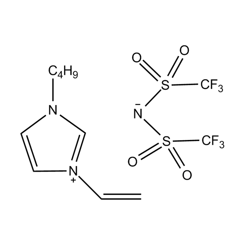 1-vinyl-3-butylimidazolium bis (trifluoromethanesulfonyl) Imide salt