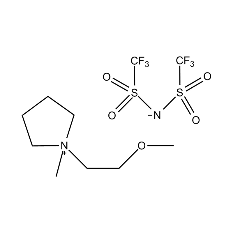 N-methoxyethyl-n-methylpyrrolidinium bis (trifluoromethyl) sulfonamide salt