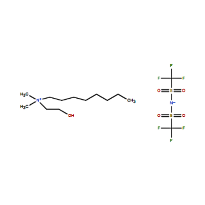 N, n-dimethyl-n-hydroxyethyl-n-octylbis (trifluoromethyl) sulfonimide salt